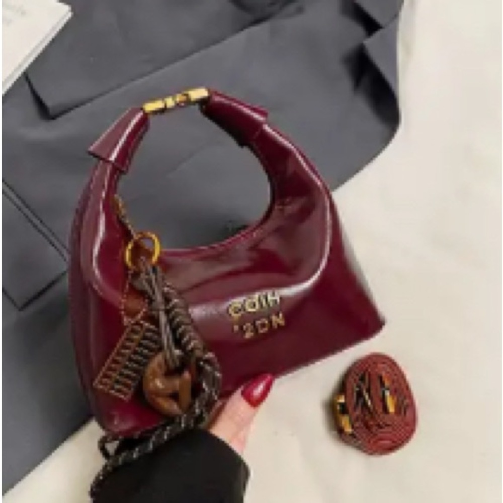 Women's Burgundy Handbag